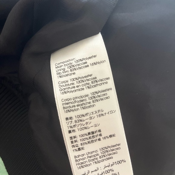 3.1 Phillip Lim Women's Gingham Jacquard Bomber - White Sand - Picture 12 of 14